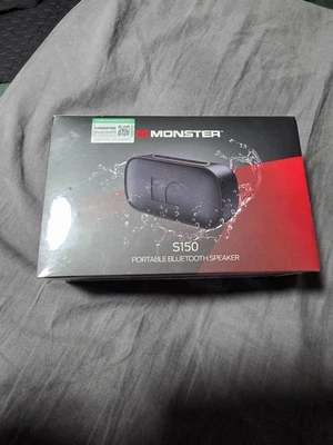 Monster S150 Bluetooth Speaker, Strong Bluetooth 5.4, IPX7 Waterproof Wireless - Image 1 of 4