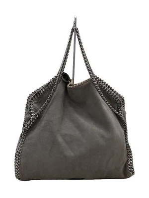 STELLAMcCARTNEY Shoulder Bag Suede Gray Solid Color 234387 W9132 - Image 1 of 4