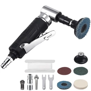 Druckluft Schleifer 1/4'' 90° Exzenterschleifer Winkelschleifer Poliermaschine - Bild 1 von 20