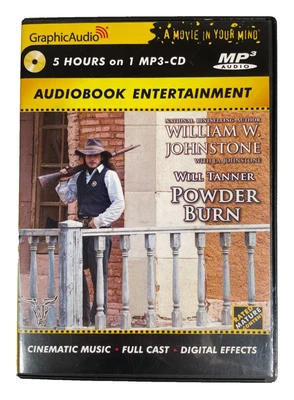 Graphic Audio Book WILL TANNER 3: Powder Burn MP3-CD Western William W. Johnston - Imagem 1 de 4