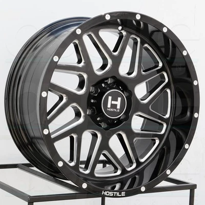 Llanta de rueda fresada negra One 22x10 Hostile H108 8x6,5/8x165,1-25 125,2 Foto 1 de 4