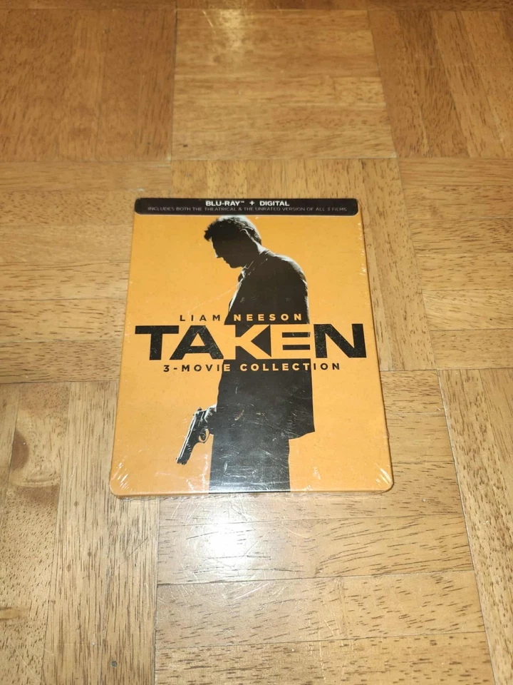 Взятые 3 фильма коллекции Best Buy эксклюзивный SteelBook Blu-ray новый запечатанный - Изображение 1 из 4