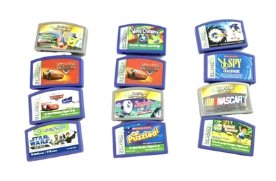 Lote De 12 Cartuchos De Juego De Aprendizaje Leap Frog Leapster L-MAX - Envío Gratis Foto 1 de 4