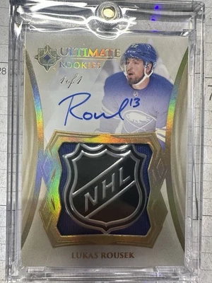 2023-24 Ultimate Collection Shield Patches 146 Lukas Rosek Sabres 1/1 - Image 1 of 2