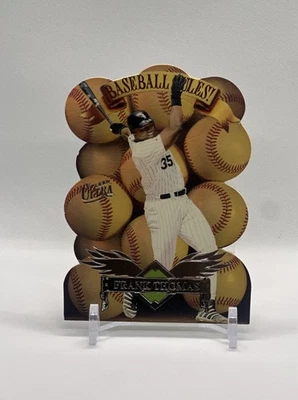Fleer Ultra 1997 ¡Reglas de béisbol! Frank Thomas #10 Salón de la fama Medias Blancas de Chicago Foto 1 de 2