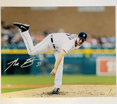 Max Scherzer signed Detroit Tigers 16x20 Photo autograph ~ MLB Hologram - Image 1 of 3
