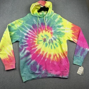 Sudadera con Capucha Dreamsicle Para Hombres Grande Espuma de Mar Multi Tie Dye Pullover Bolsillo Canguro Nueva - Imagen 1 de 6