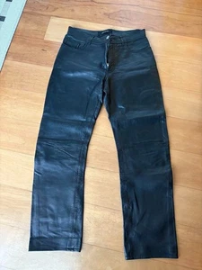Gucci Lederhose Größe 48 Schwarz Herren - Bild 1 von 8