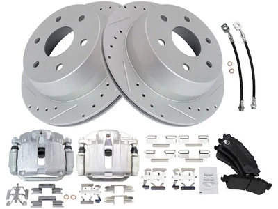 For 2000-2001 Chevrolet Tahoe Brake Pad Rotor and Caliper Set Rear 82438FPNM - Image 1 of 2