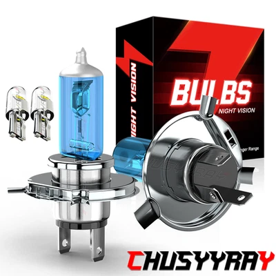 For FITS KIA SPORTAGE 2005-ON SET LED H4, 501 6000K SUPER WHITE LIGHT BULBS - Image 1 of 4