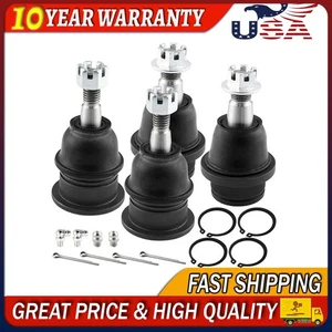 4PC Front Upper Lower Ball Joints For 1999-2006 Chevy Silverado GMC Sierra 1500 - Picture 1 of 9