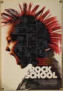 ROCK SCHOOL DS GEROLLT ORIGINAL EINBLATT FILMPOSTER DOKU (2005) - Bild 1 von 1