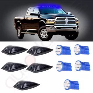 New 5x Cab Marker Smoke Clearance Lens & Free T10 LED & Base Fits 2000 Chevory - Picture 1 of 10