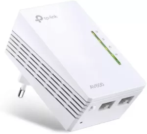 TP-Link AV600 WLAN Wi-Fi Powerline 600Mbits 2x LAN Ports Plug & Play WPA2 - Photo 1/1