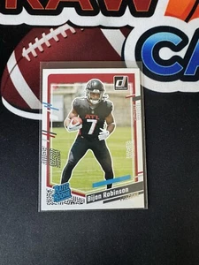 2023 Donruss Football Bijan Robinson #305 RC Rated Rookie Atlanta Falcons -P - Picture 1 of 2