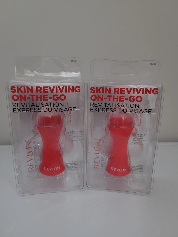 2x Rodillo Revlon Skin Reviving con Cuarzo Rosa - Despuffs enfría y revive la piel Foto 1 de 1