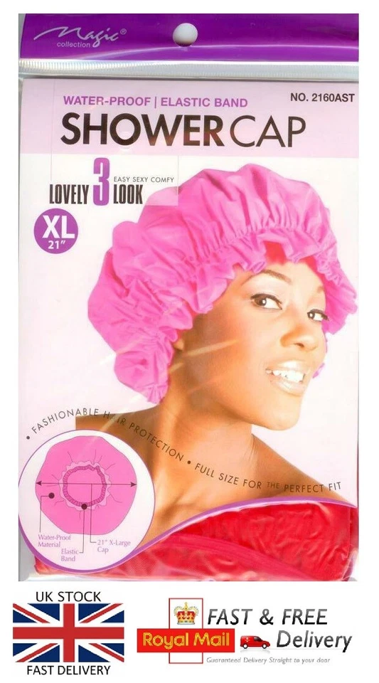 MAGIC Shower Cap RED X - Large Size One Size Fit All