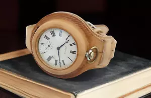 WW1 NEW leather strap band wristband for pocket watch 50 mm WWII times - Picture 1 of 79
