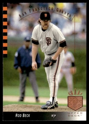 1993 SP #109 Rod Beck - San Francisco Giants - Image 1 of 2