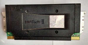 vintage cpu intel pentium 2 400mhz/512kb/100 w/cooler no fan *PARTS ONLY - Picture 1 of 4