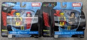 Marvel Minimates Wave 1 Daredevil Yellow Elektra Red, And Black Costume Variant - Picture 1 of 5
