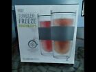TUMBLER FREEZE COOLING CUPS. 16 OZ. COOLS ANY DRINK FOR HOURS.