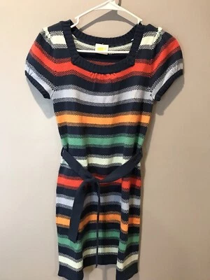 Vestido Suéter Crazy 8 Niñas Colorido Rayas Talla XL (14) Foto 1 de 4