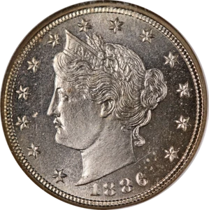 1886 Liberty V Nickel Proof CAC Sticker NGC PF65 LOOKS BETTER Superb Eye Appeal - Picture 1 of 4