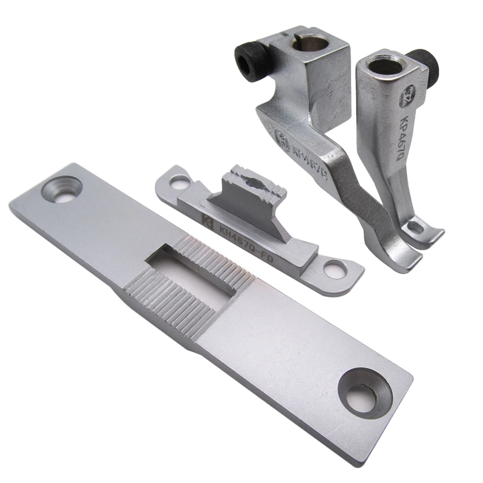 Needle Plate & Feed Dog / Presser Foot FOR Durkopp Adler 467 767 Juki LU-2210 - Image 1 of 1