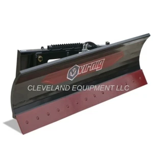 NEW 84" VIRNIG V40 TRIP EDGE SNOW PLOW ANGLE BLADE ATTACHMENT Skid Steer Loader - Picture 1 of 10