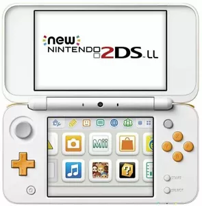 New Nintendo 2DS LL White × Orange NJE100657067 Region Japan - Picture 1 of 3
