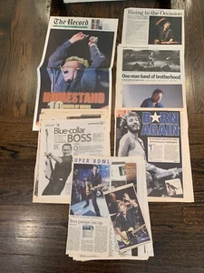Lote de recortes de periódicos BRUCE SPRINGSTEEN - Imagen 1 de 1