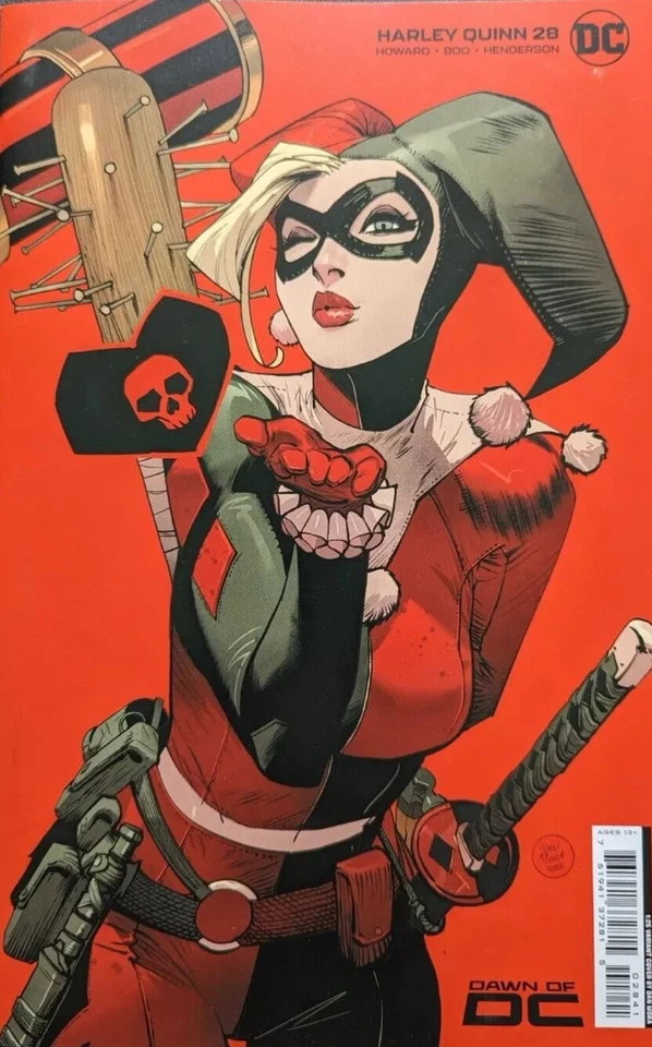 HARLEY QUINN #28  1:25 DAN MORA Card Stock Variant 2023 DC - Image 1 of 1