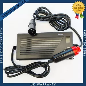 12V In Car Cigarette plug 24V Mobility Scooter Lithium Battery Charger - Picture 1 of 4