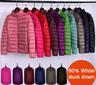 UNIQLO'S Women's Ultralight Duck Down Jacket Packable Parka Winter Coat Puffer