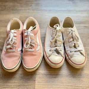 Vans Converse Sneaker Konvolut Posten Jugend Größe 3 rosa weiß - Bild 1 von 15