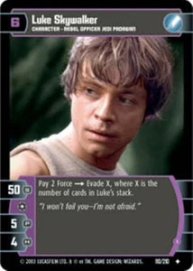 STAR WARS TCG WOTC EMPIRE STRIKES BACK LUKE SKYWALKER (I) 110/210 GEM MINT - Picture 1 of 1