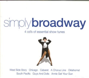 4 CD-SET simply broadway of essential show tunes UNION SQARE 2007 - Foto 1 di 2