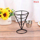 1pcs French Fry Stand Cone Basket Holder For Fries Fish And Chips And Appeti G❤D