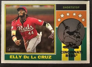 2025 Topps Heritage Elly De La Cruz Player Icon #76PI-25 Reds - Bild 1 von 2