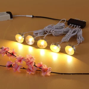 Un montón de mini accesorios de luz LED + buje lámpara ultrafina adaptador de corriente caja de exhibición - Imagen 1 de 17