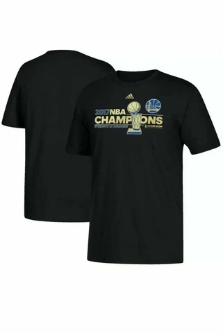 ADIDAS MEN'S GOLDEN STATE WARRIORS LOCKERROOM T-SHIRT 2017 CHAMPIONS SIZE XL Cover