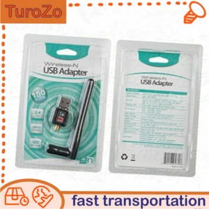 For PC AA 802.11N 150 Mbps Wireless USB WiFi Network Adapter LAN Card w/Antenna - Picture 1 of 4