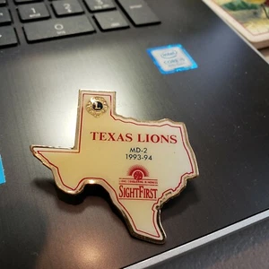 Lions Club MD-2 Texas Lions 1993-94 Sight First Pin lose gebraucht - Bild 1 von 1