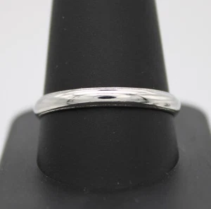 GENTLEMEN'S 900 PLATINUM 3MM WIDE HIGH POLISH WEDDING BAND - Picture 1 of 9