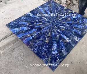 23" Marble Center / Dining Table Top Handmade Natural gemstones Work - Picture 1 of 5