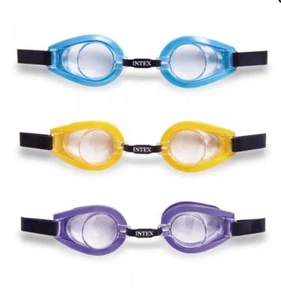 Occhialini da nuoto/cloro per bambini Intex Aquaflow 3 colori a scelta NUOVI - Foto 1 di 7