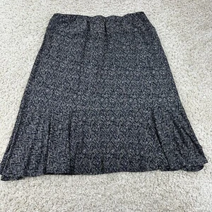 Studio 1940 Womens Size 14W 16W Skirt Career Wear Black Printed - Picture 1 of 5