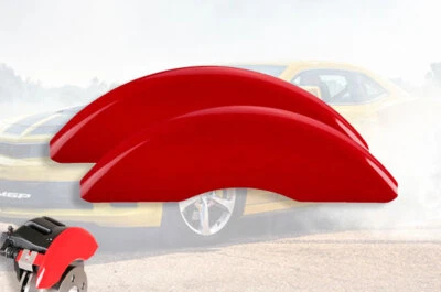 2009-2019 Toyota Corolla Front Red MGP Brake Disc Caliper Covers (Rear Drum) 2pc - Image 1 of 4