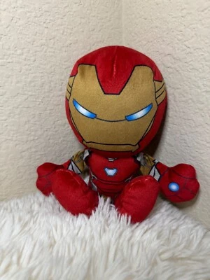 Marvel Iron Man 8" Kuricha Sitting Plush - Soft Chibi Inspired Toy - Image 1 of 4